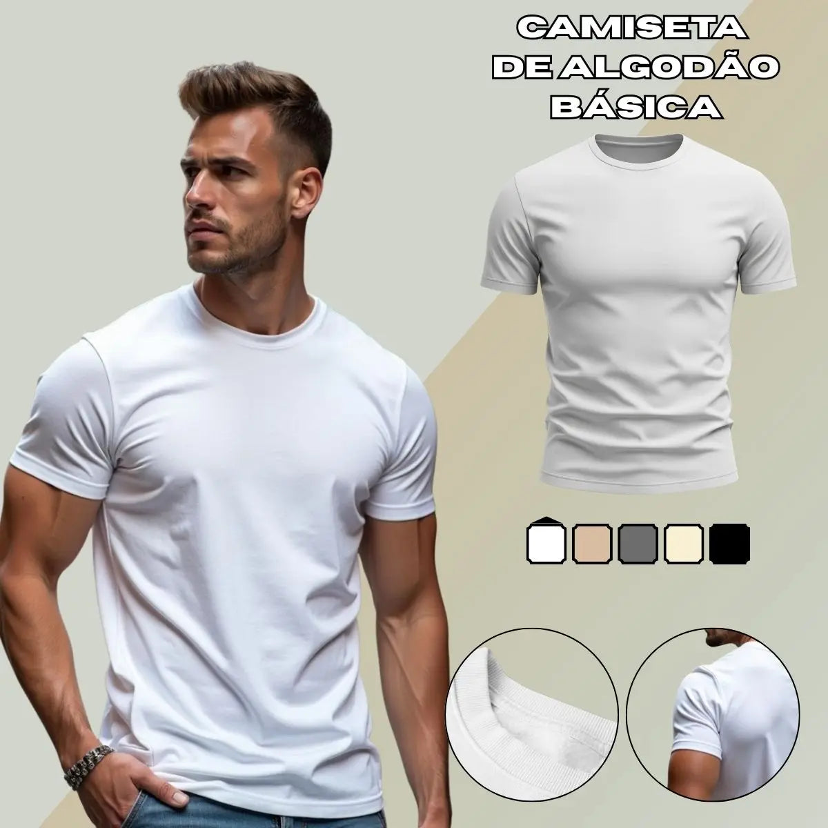 Camiseta Canelada Americana