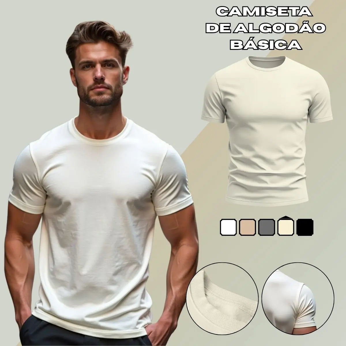 Camiseta Canelada Americana