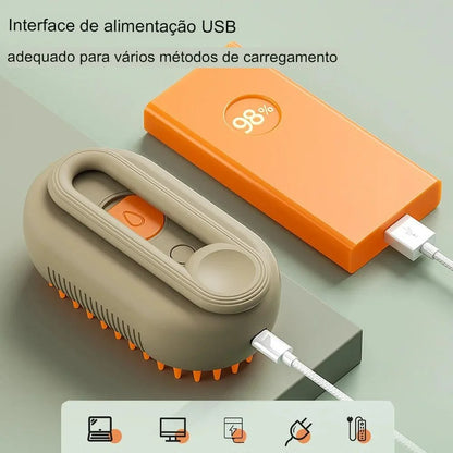 Escova Spa Massageadora a Vapor