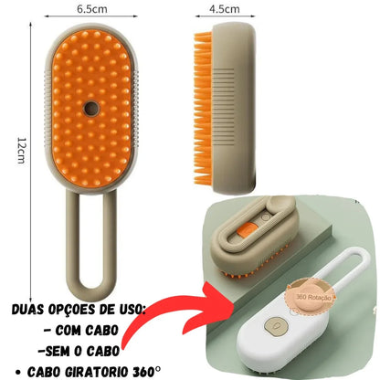 Escova Spa Massageadora a Vapor